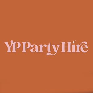 advertising logo for YP Party Hire