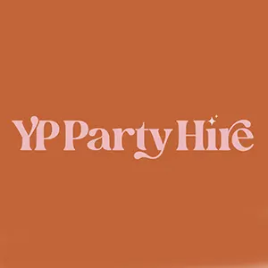 advertising logo for YP Party Hire